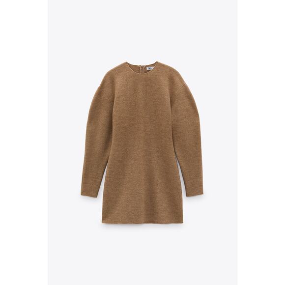 ZARA BLOGGER FAVORITE 100% WOOL DRESS LIMITED EDITION - Picture 9 of 10